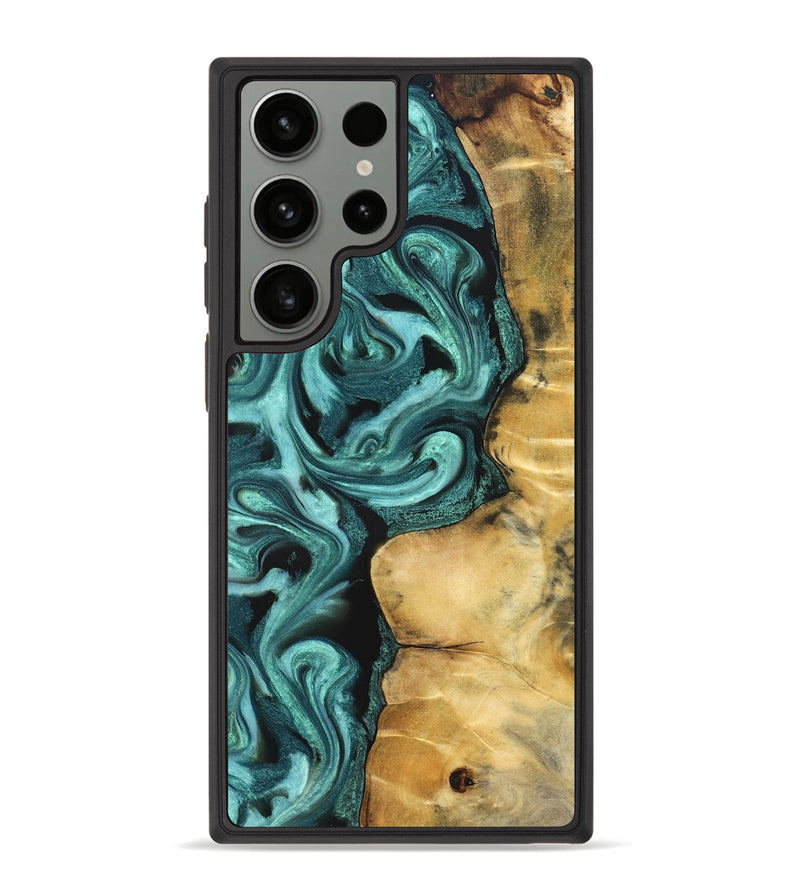 Galaxy S23 Ultra Wood Phone Case - Andi (Green, 824586)