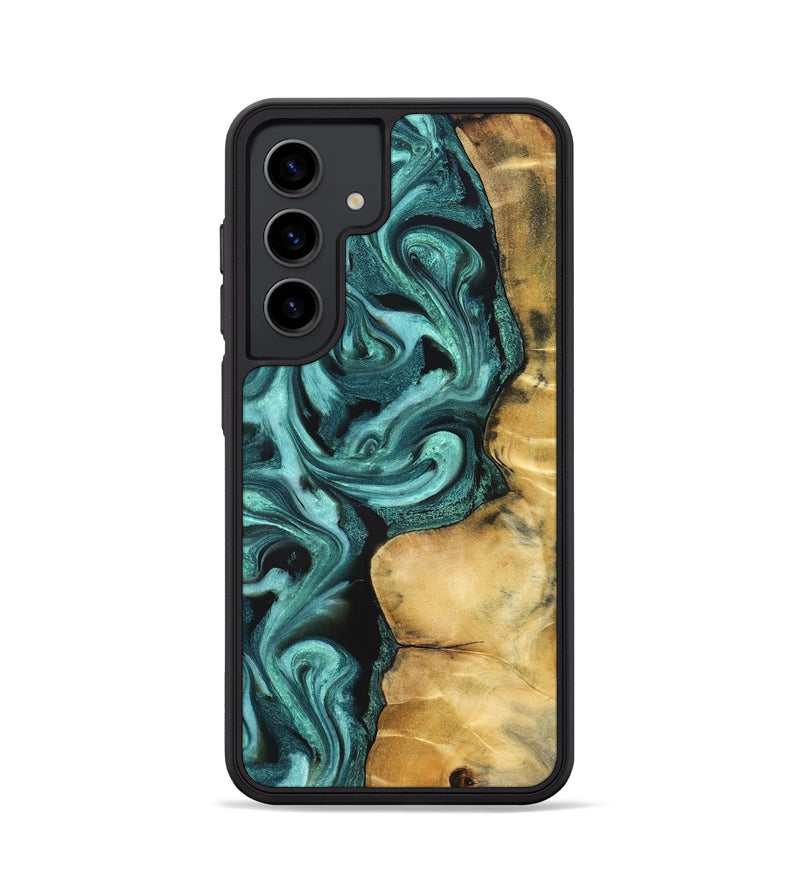Galaxy S24 Wood Phone Case - Andi (Green, 824586)