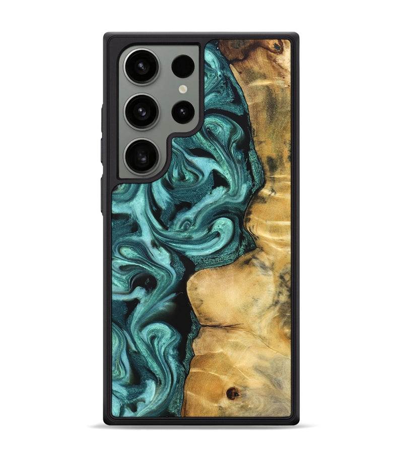Galaxy S24 Ultra Wood Phone Case - Andi (Green, 824586)