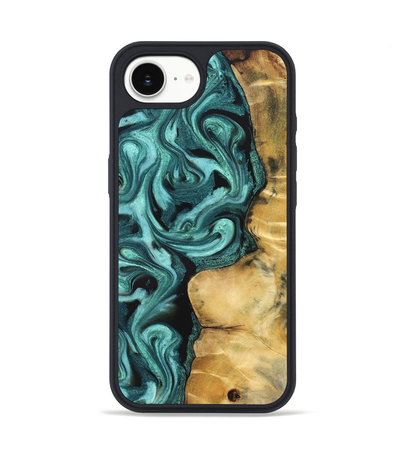 iPhone 17e Wood Phone Case - Andi (Green, 824586)