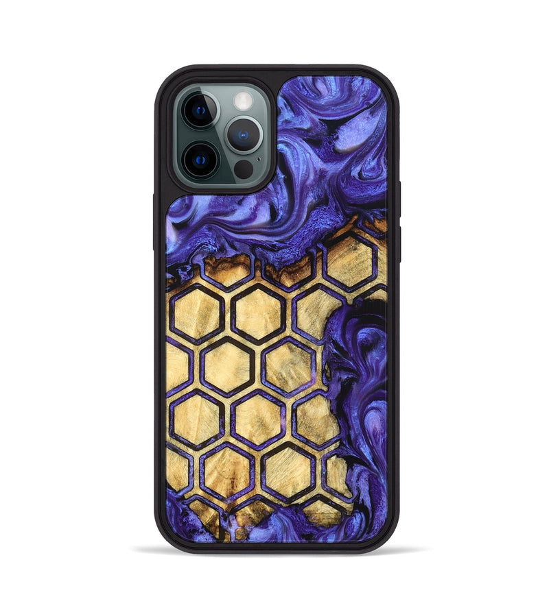 iPhone 12 Pro Wood Phone Case - Emilio (Pattern, 824588)