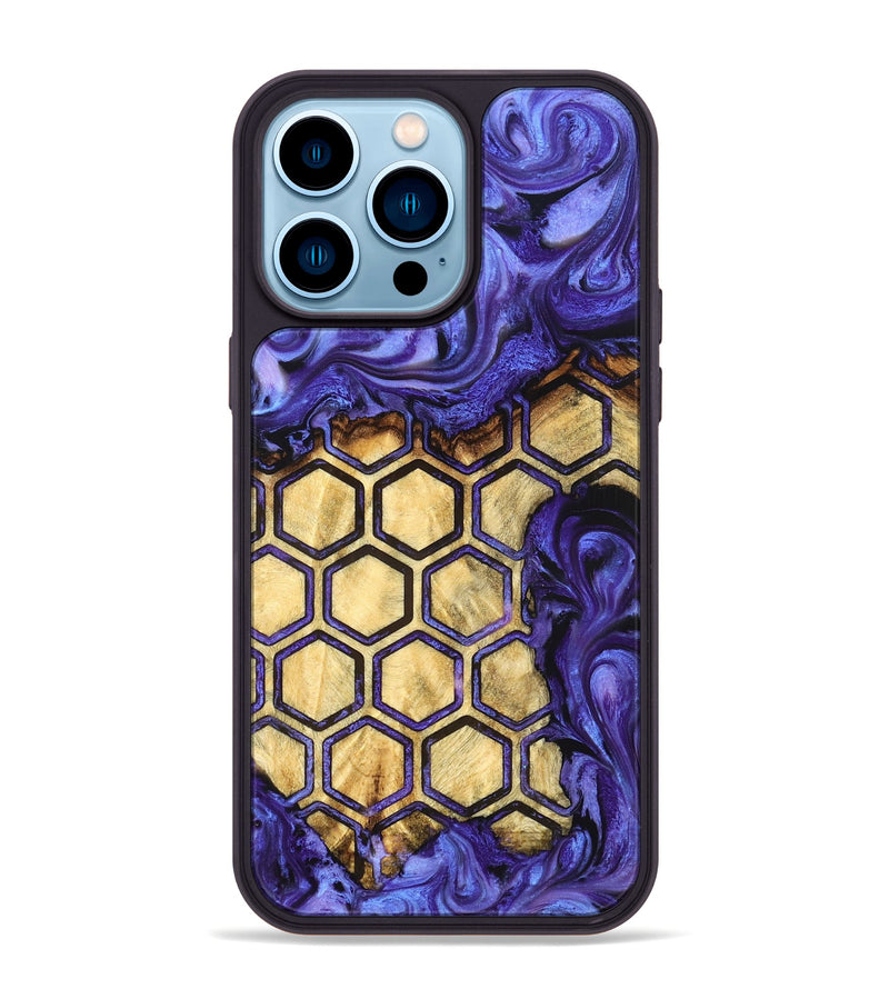 iPhone 14 Pro Max Wood Phone Case - Emilio (Pattern, 824588)