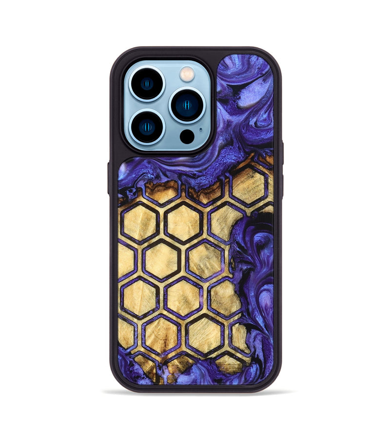 iPhone 14 Pro Wood Phone Case - Emilio (Pattern, 824588)