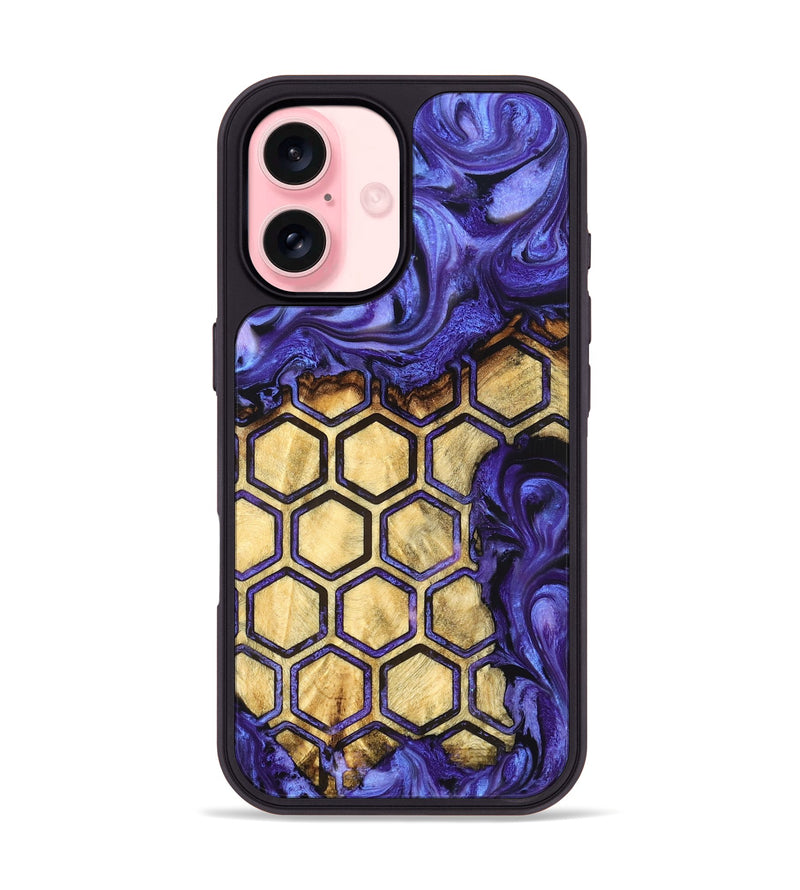 iPhone 16 Wood Phone Case - Emilio (Pattern, 824588)