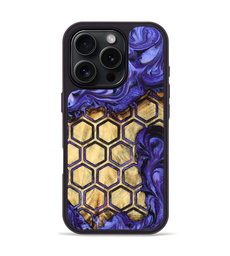 iPhone 16 Pro Wood Phone Case - Emilio (Pattern, 824588)