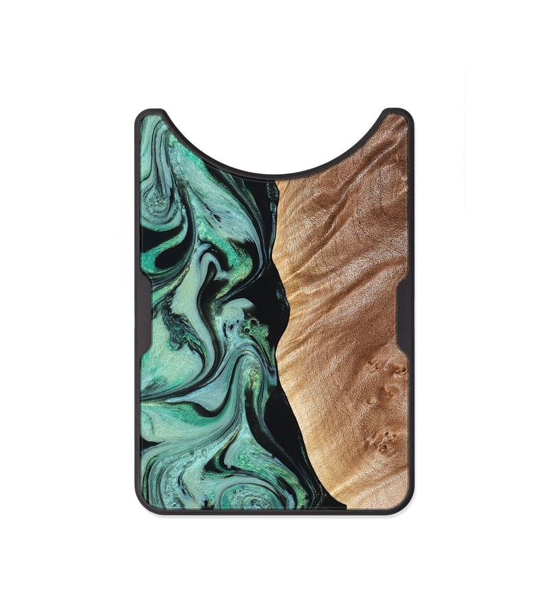 Alloy Wood Wallet - Libby (Green, 824592)