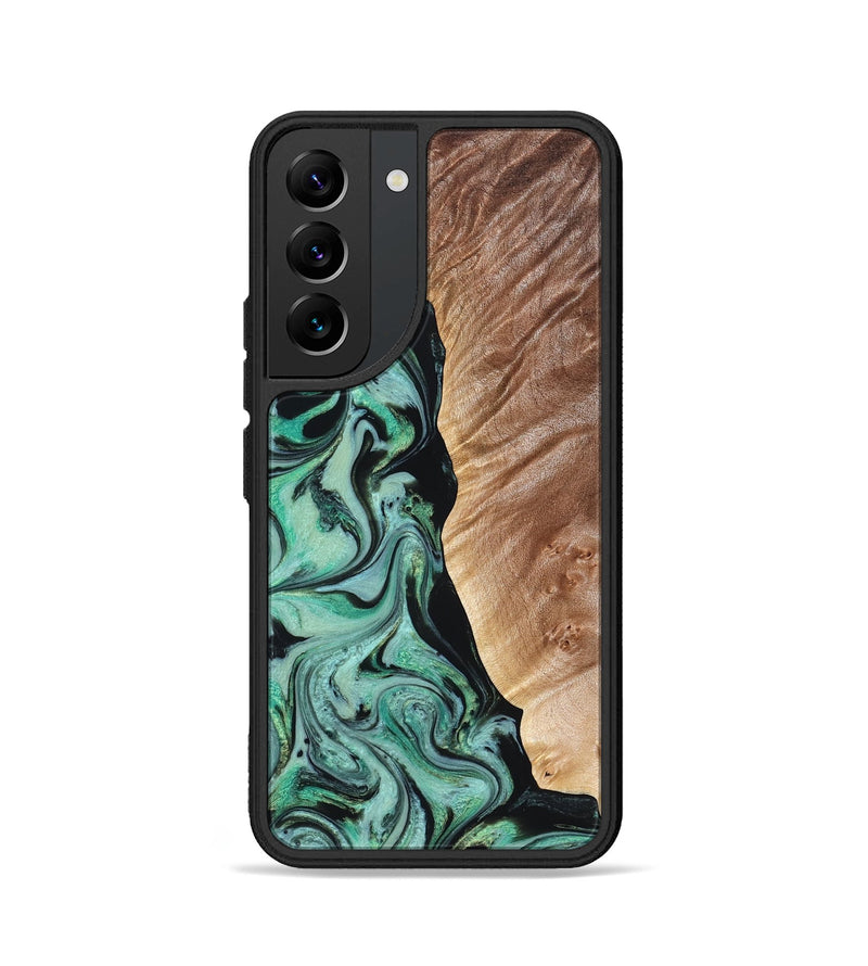 Galaxy S22 Wood Phone Case - Libby (Green, 824592)
