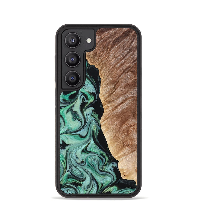 Galaxy S23 Wood Phone Case - Libby (Green, 824592)
