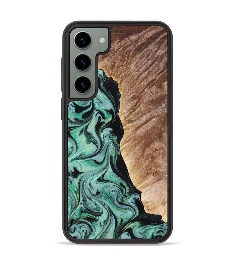 Galaxy S23 Plus Wood Phone Case - Libby (Green, 824592)