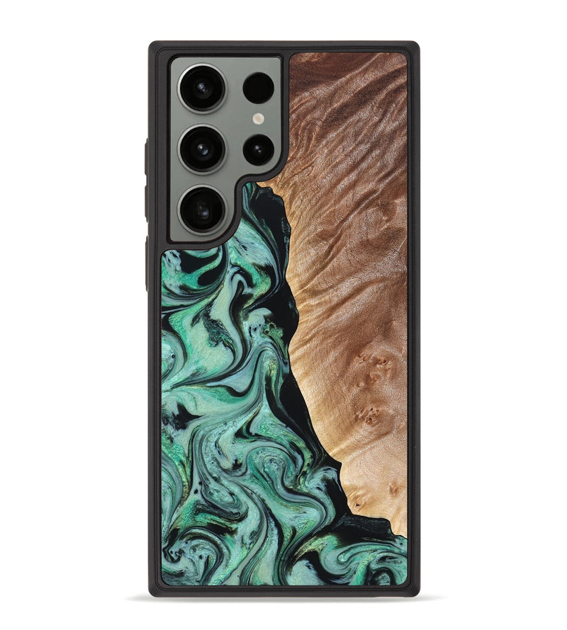 Galaxy S23 Ultra Wood Phone Case - Libby (Green, 824592)