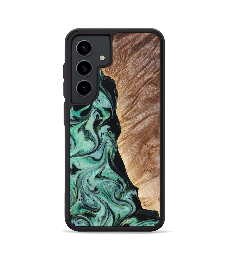 Galaxy S24 Wood Phone Case - Libby (Green, 824592)