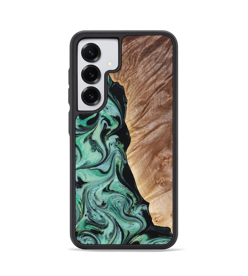 Galaxy S25 Wood Phone Case - Libby (Green, 824592)