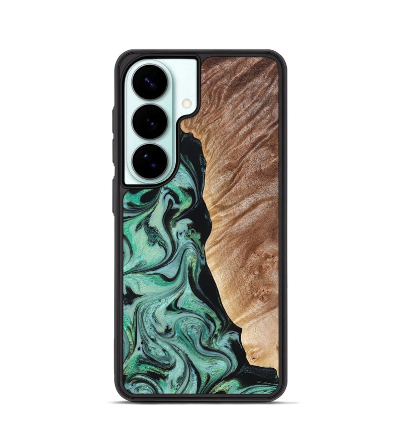 Galaxy S26 Wood Phone Case - Libby (Green, 824592)
