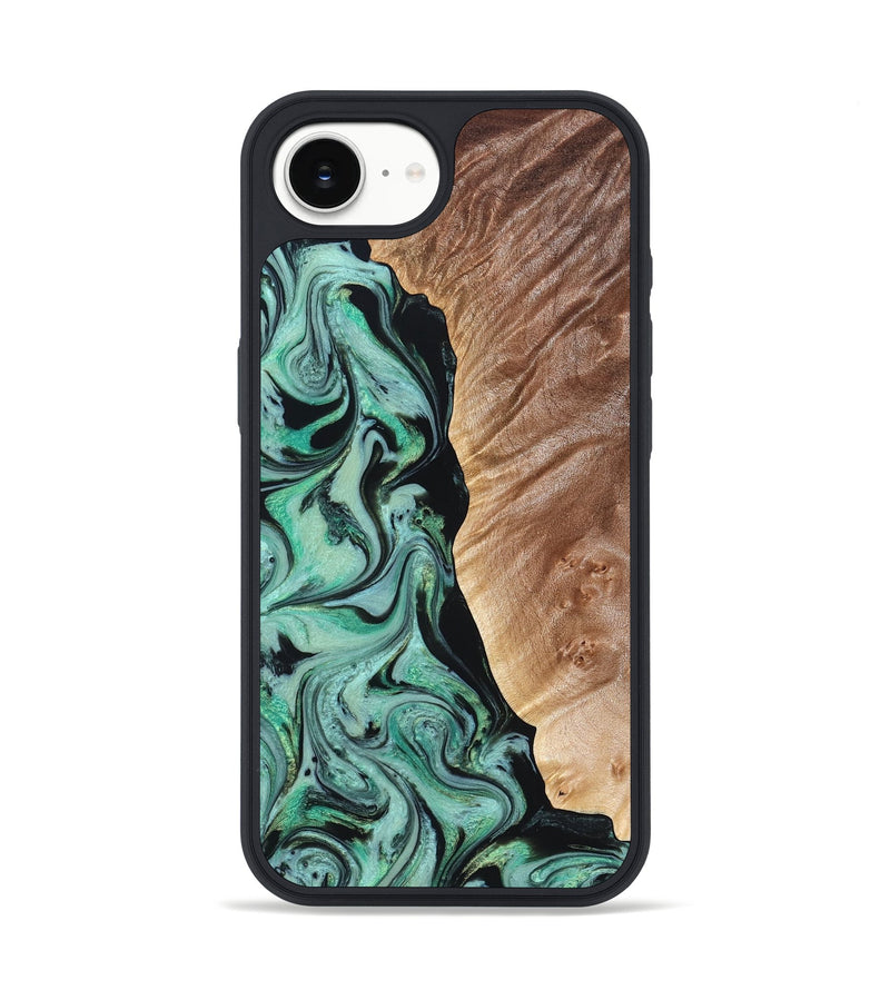 iPhone 17e Wood Phone Case - Libby (Green, 824592)