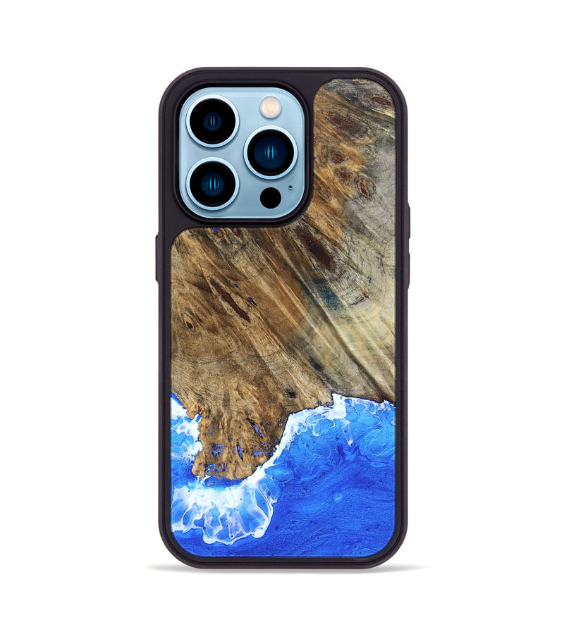 iPhone 14 Pro Wood Phone Case - Carolee (Coastal, 824593)