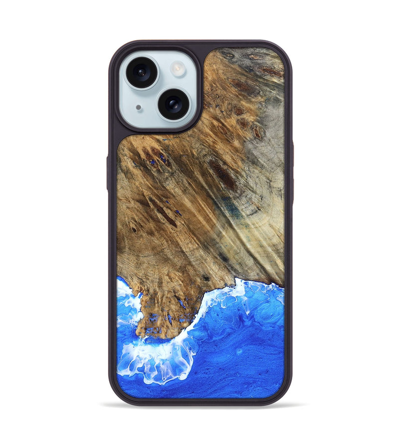 iPhone 15 Wood Phone Case - Carolee (Coastal, 824593)