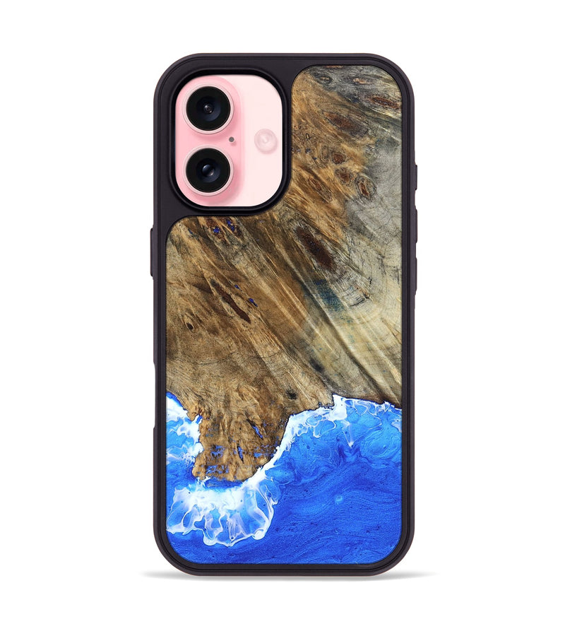 iPhone 16 Wood Phone Case - Carolee (Coastal, 824593)