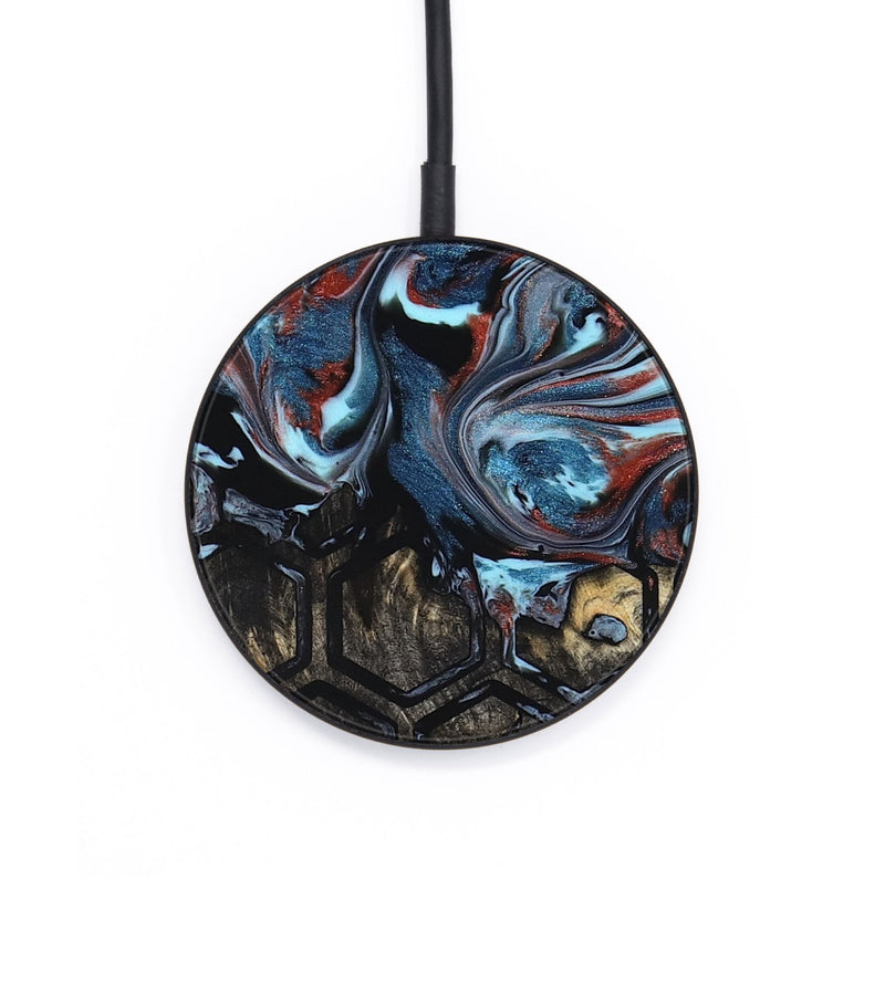 Circle Wood Wireless Charger - Bernard (Pattern, 824594)