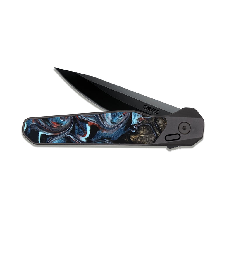 EDC Dark Slate Wood Pocket Knife - Bernard (Pattern, 824594)