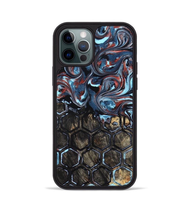 iPhone 12 Pro Wood Phone Case - Bernard (Pattern, 824594)