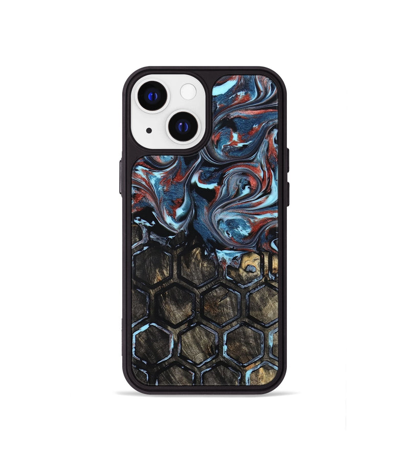 iPhone 13 mini Wood Phone Case - Bernard (Pattern, 824594)