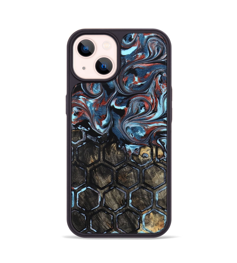 iPhone 14 Wood Phone Case - Bernard (Pattern, 824594)