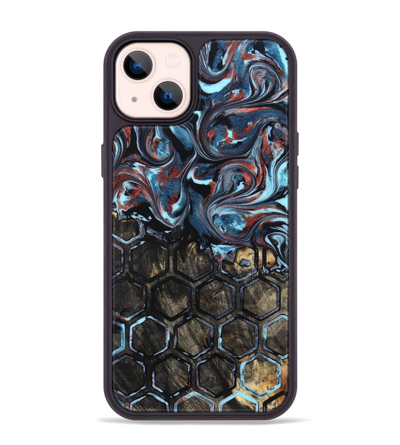 iPhone 14 Plus Wood Phone Case - Bernard (Pattern, 824594)