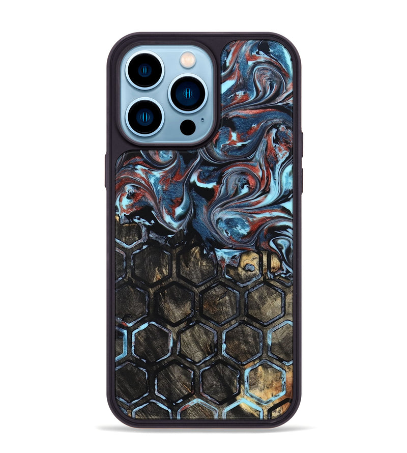 iPhone 14 Pro Max Wood Phone Case - Bernard (Pattern, 824594)