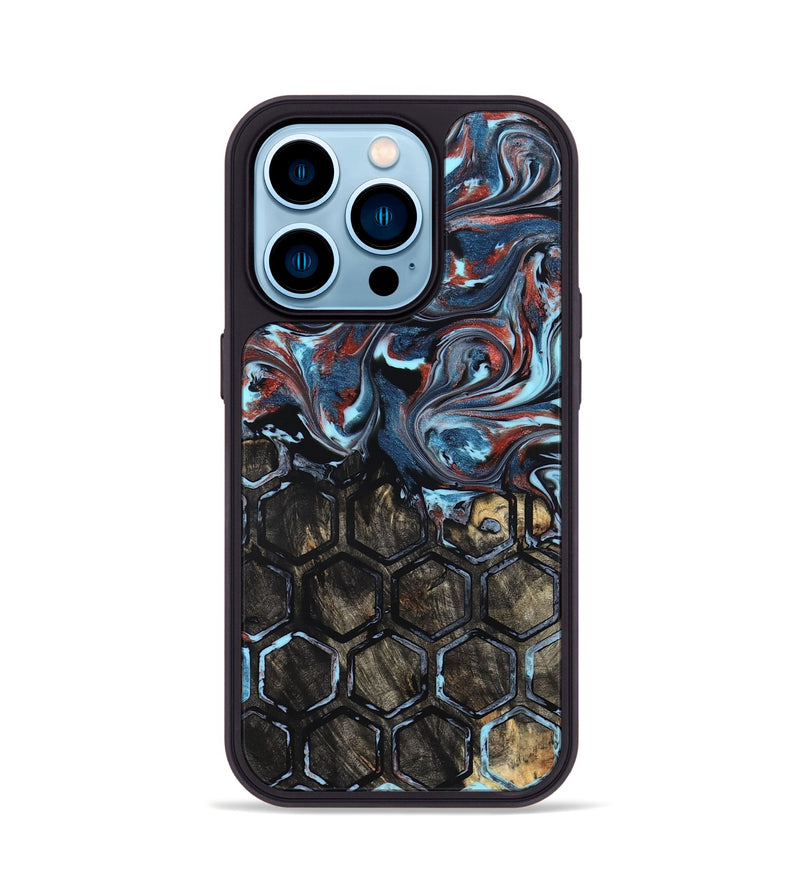 iPhone 14 Pro Wood Phone Case - Bernard (Pattern, 824594)