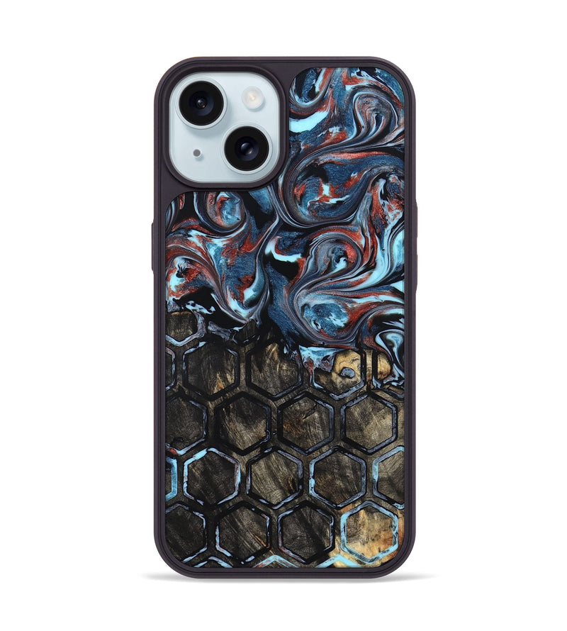 iPhone 15 Wood Phone Case - Bernard (Pattern, 824594)