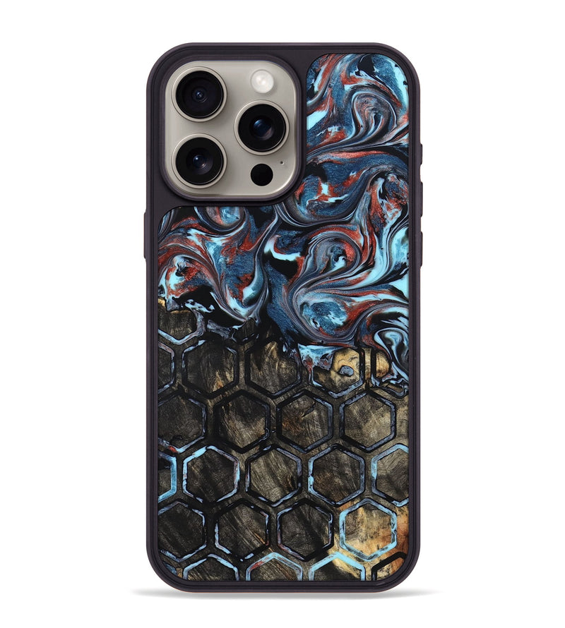 iPhone 15 Pro Max Wood Phone Case - Bernard (Pattern, 824594)