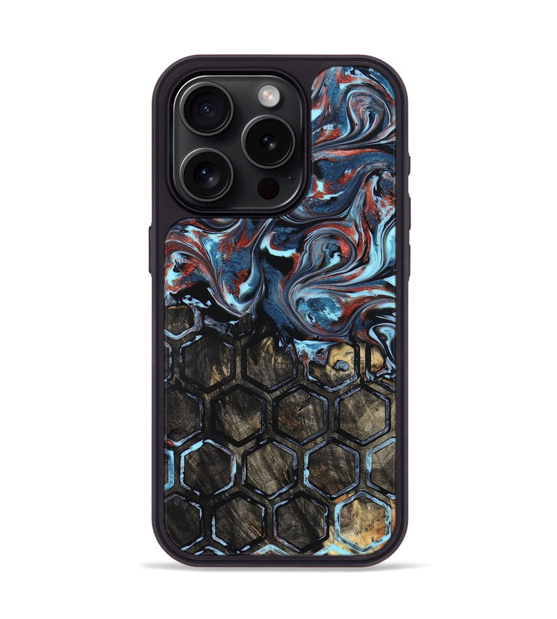iPhone 15 Pro Wood Phone Case - Bernard (Pattern, 824594)