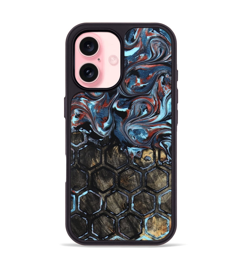 iPhone 16 Wood Phone Case - Bernard (Pattern, 824594)