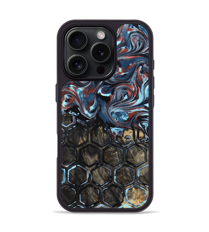 iPhone 16 Pro Wood Phone Case - Bernard (Pattern, 824594)