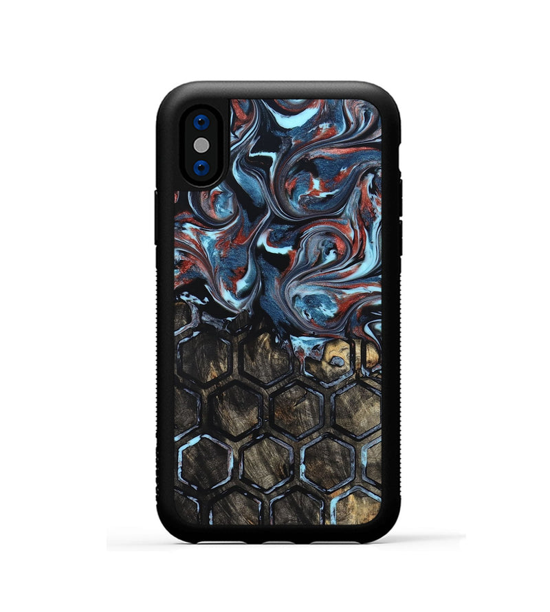 iPhone Xs Wood Phone Case - Bernard (Pattern, 824594)