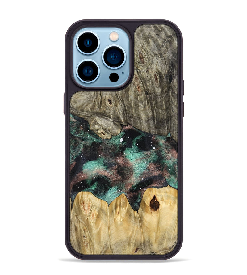 iPhone 14 Pro Max Wood Phone Case - Dayami (Cosmos, 824606)