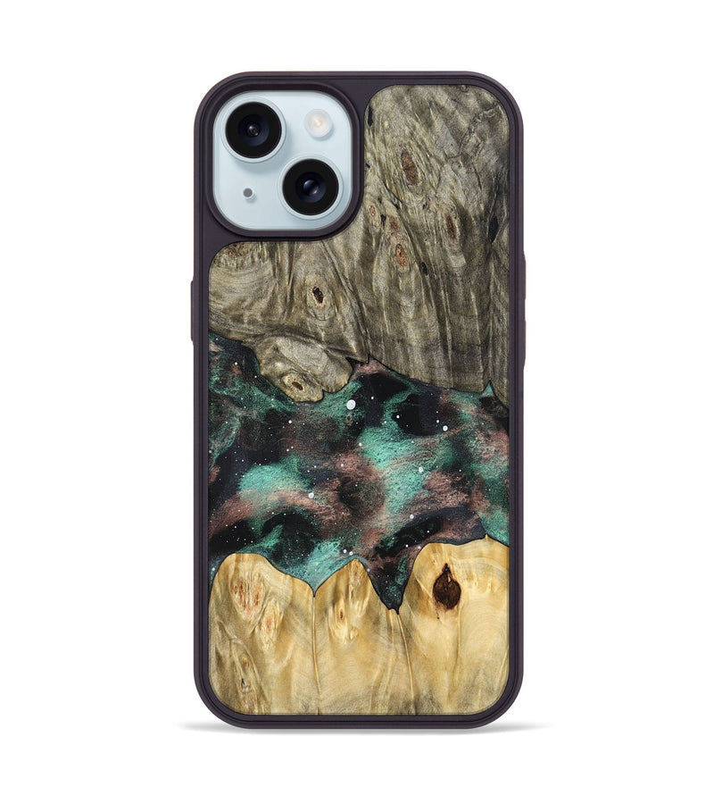 iPhone 15 Wood Phone Case - Dayami (Cosmos, 824606)