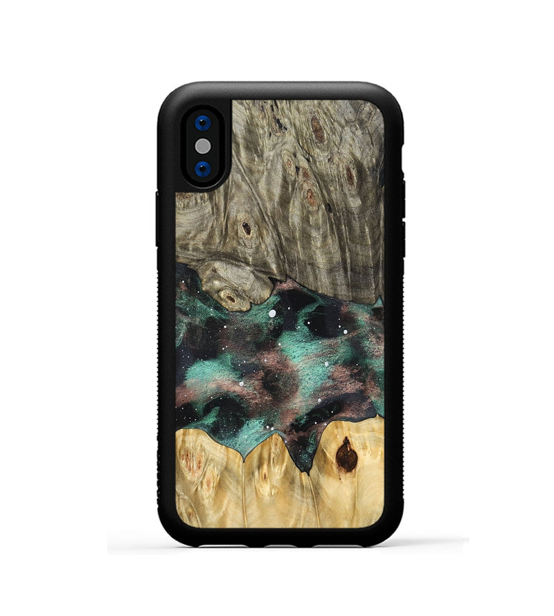 iPhone Xs Wood Phone Case - Dayami (Cosmos, 824606)