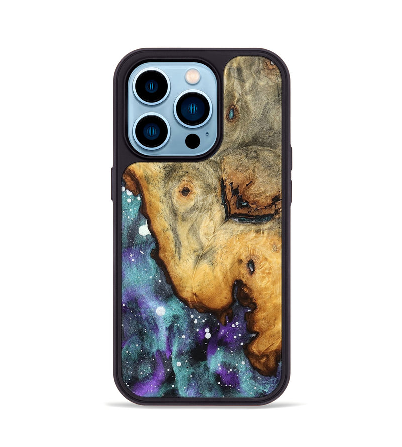 iPhone 14 Pro Wood Phone Case - Jeanna (Cosmos, 824613)