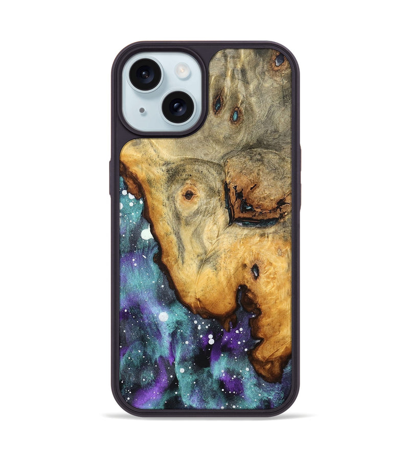 iPhone 15 Wood Phone Case - Jeanna (Cosmos, 824613)