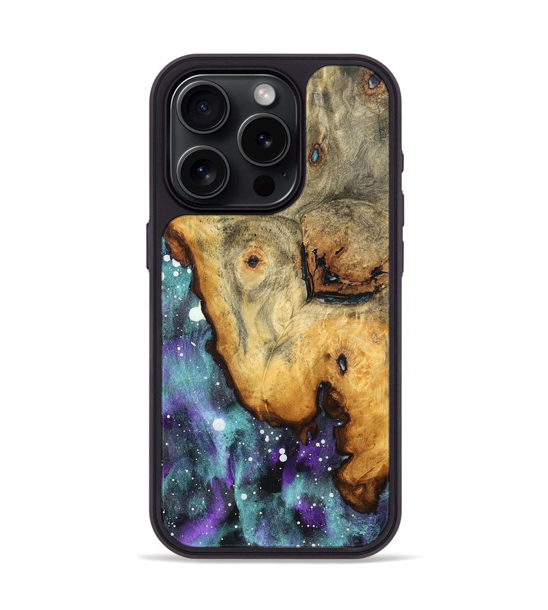 iPhone 15 Pro Wood Phone Case - Jeanna (Cosmos, 824613)