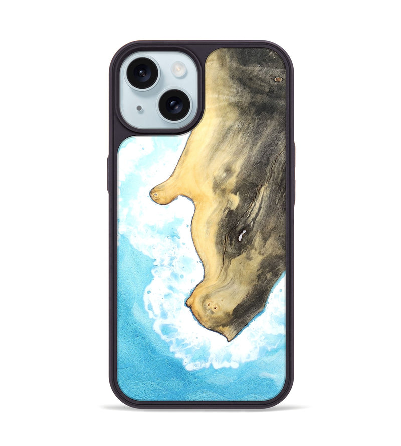 iPhone 15 Wood Phone Case - Verda (Coastal, 824614)