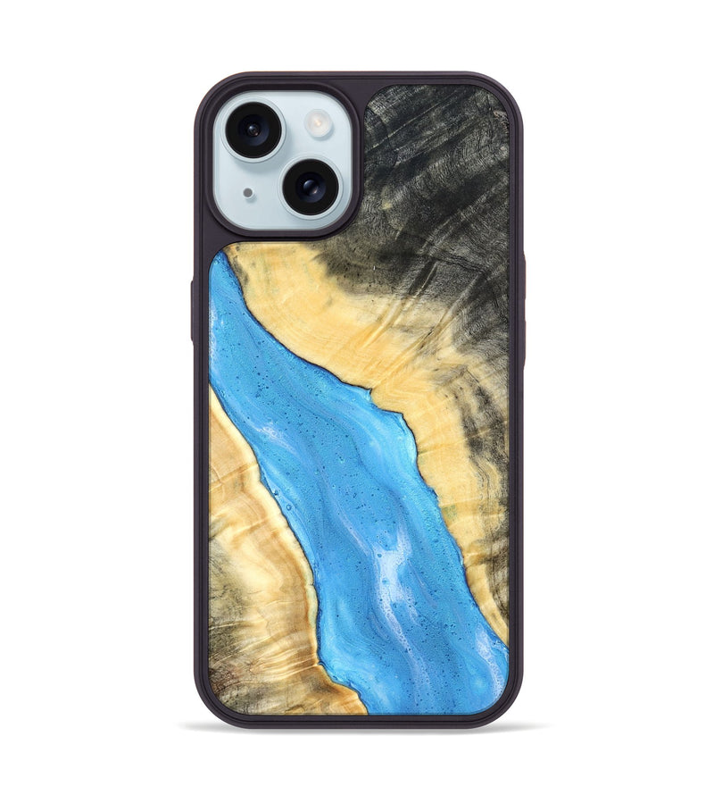 iPhone 15 Wood Phone Case - Tosha (Coastal, 824616)