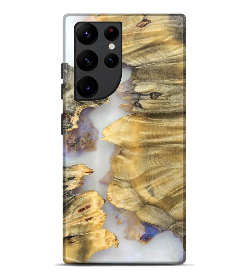 Galaxy S22 Ultra Wood Live Edge Phone Case - Marley (Clear, 824624)