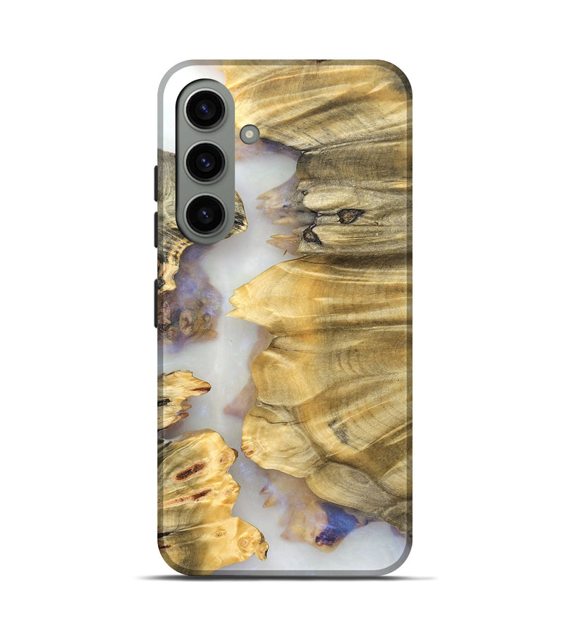 Galaxy S24 Wood Live Edge Phone Case - Marley (Clear, 824624)