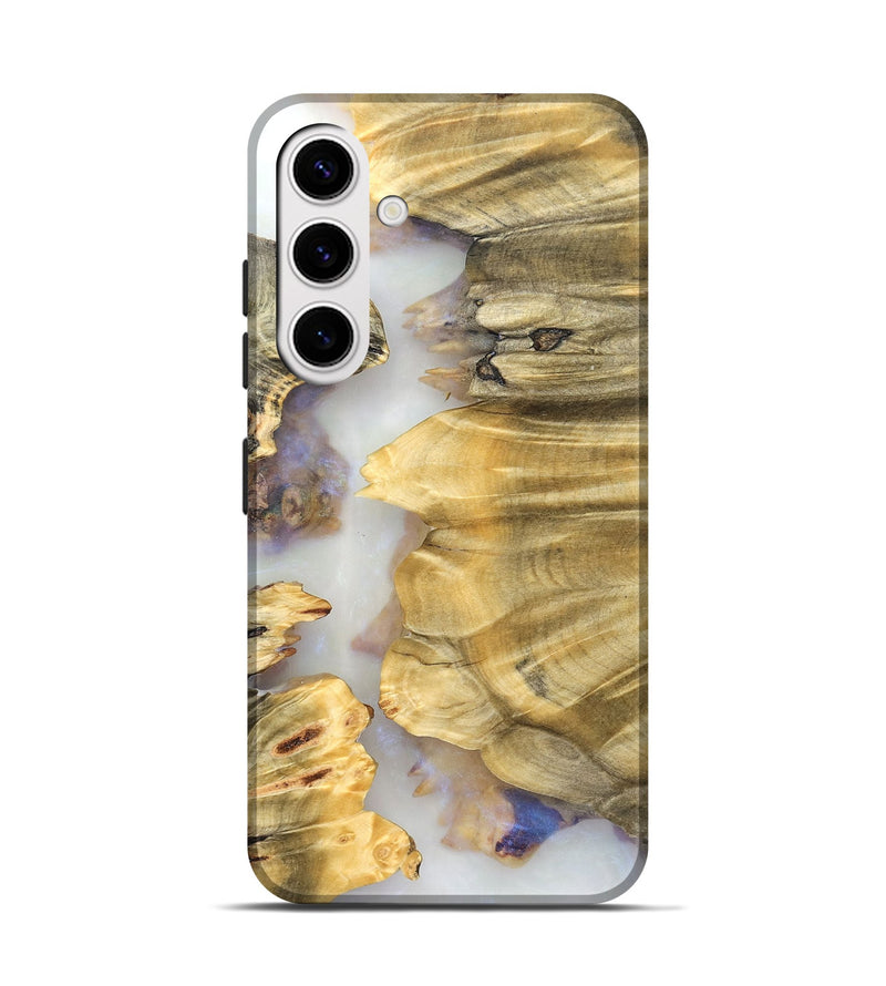 Galaxy S25 Wood Live Edge Phone Case - Marley (Clear, 824624)