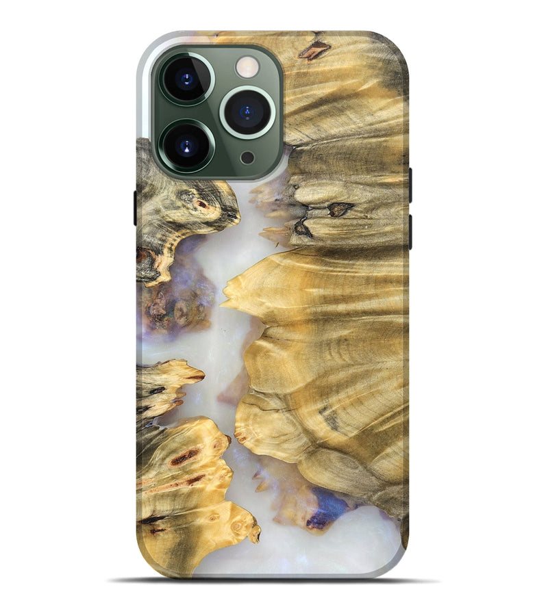 iPhone 13 Pro Max Wood Live Edge Phone Case - Marley (Clear, 824624)