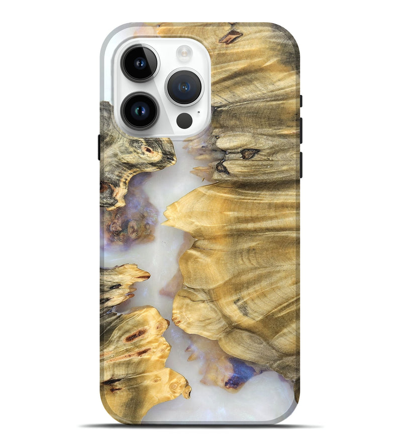 iPhone 15 Pro Max Wood Live Edge Phone Case - Marley (Clear, 824624)