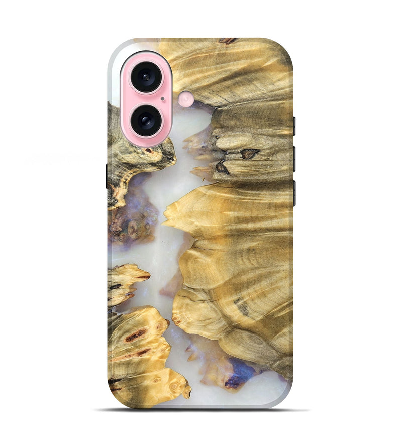 iPhone 17 Wood Live Edge Phone Case - Marley (Clear, 824624)