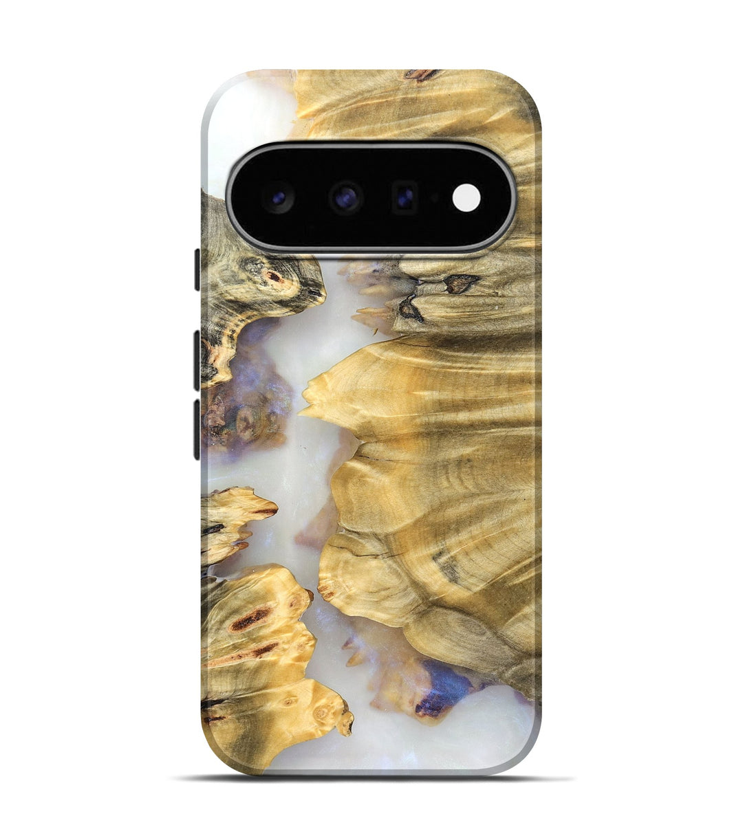 Pixel 11 Pro Wood Live Edge Phone Case - Marley (Clear, 824624)